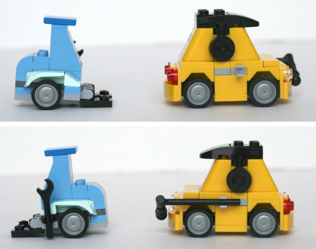 Lego 8206 - Profil Guido et Luigi Tokyo Pit Stop (Cars 2)