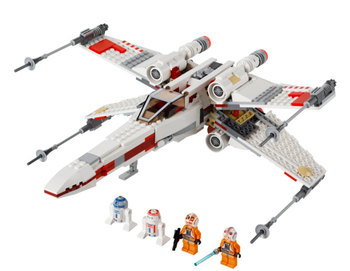 Nouveaux Lego Stars Wars Lego combat spatial avec les X Wing et le