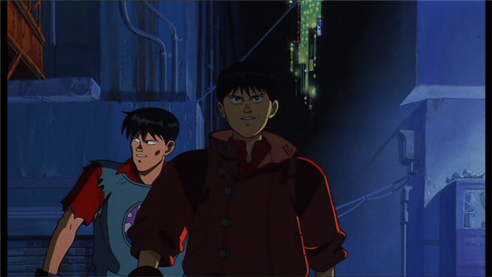 Kaneda (Akira) Kaneda un membre de son gang dans le film Akira – Otakia