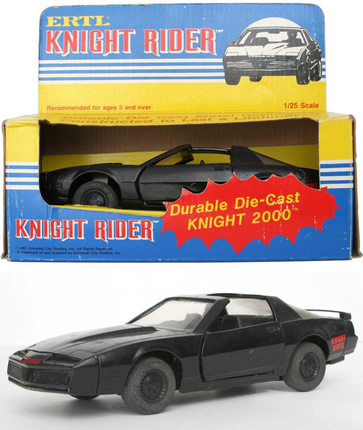 ERTL : Knight Rider (K2000) K.I.T.T. – ech 1/25 (1983)
